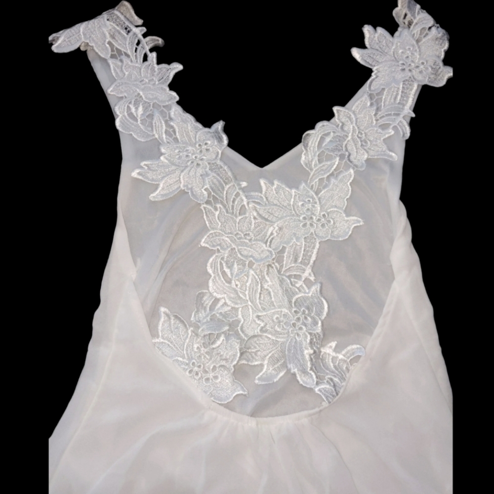 Long Flowy Lace Dress/Top Size S - Picture 4 of 6